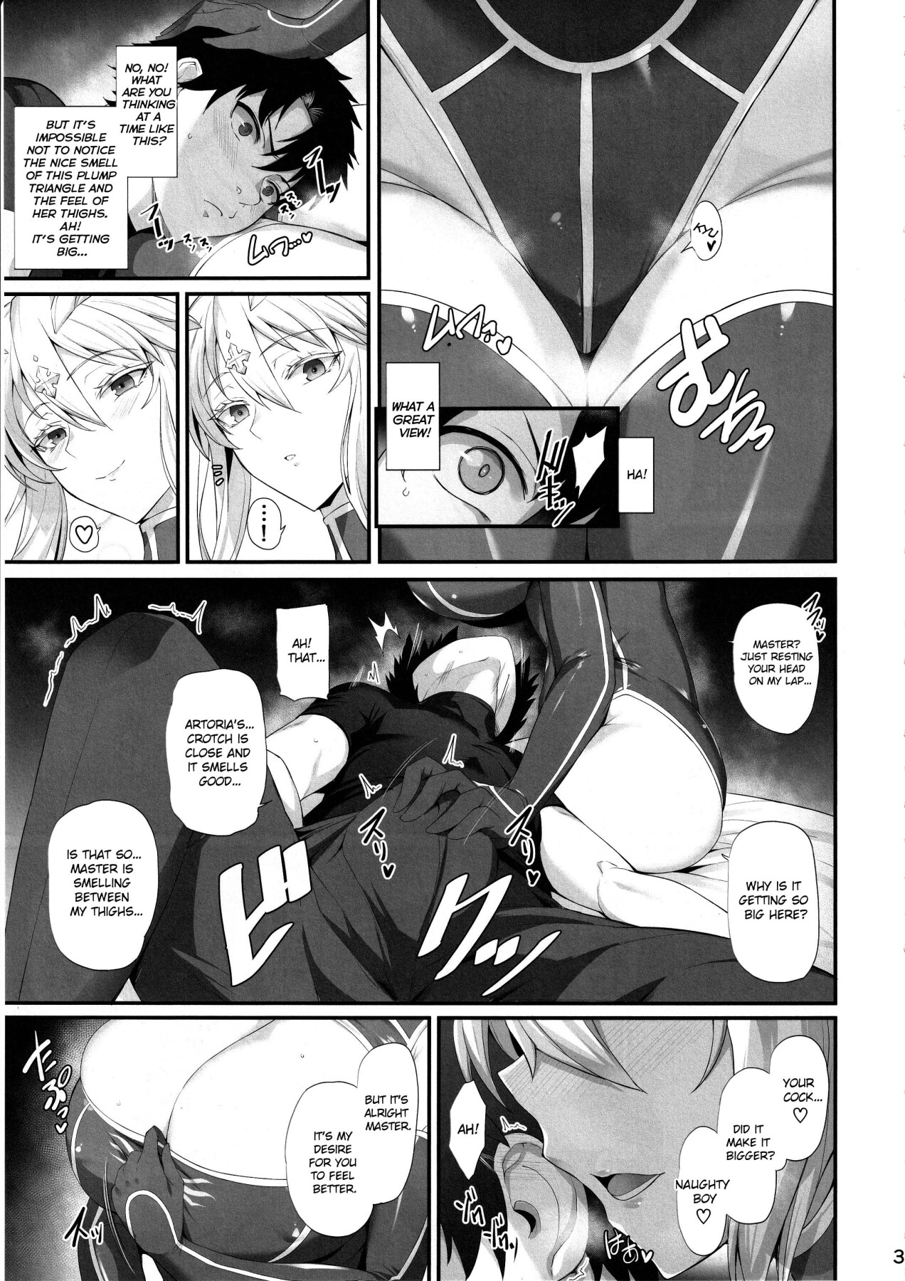 Hentai Manga Comic-A pleasant day with Artoria-Read-4